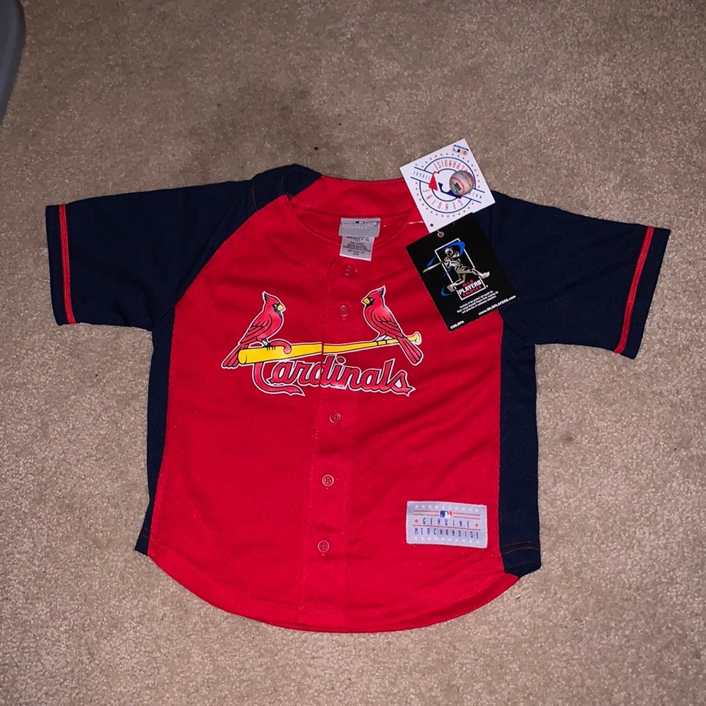 Cardinals baseball genuine merchandise button up t-shirt